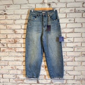 Oliver Logan Jeans Harlow Barrel Crop NEW